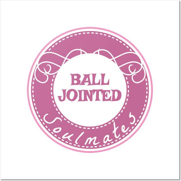 Balljointed Soulmates Design rose Wall Art by Qwerdenker Music Merch